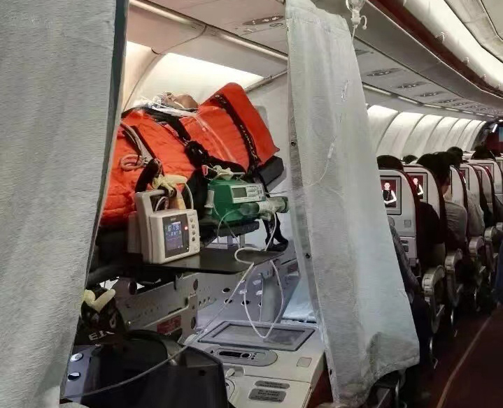 腾冲市跨国医疗包机、航空担架